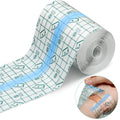 Transparent Dressing Adhesive Bandage Waterproof Bandage Clear Adhesive Bandages Stretch Tape for Tattoos Swimming (3.94 Inch x 