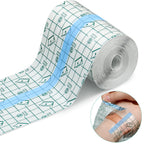 Transparent Dressing Adhesive Bandage Waterproof Bandage Clear Adhesive Bandages Stretch Tape for Tattoos Swimming (3.94 Inch x 