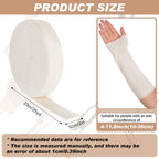 Nuanchu Cotton Stockinette Tubular Elastic Bandage Cast Sleeve Roll Elastic Wrap Tube Bandages Comfortable Cast Stockinette for