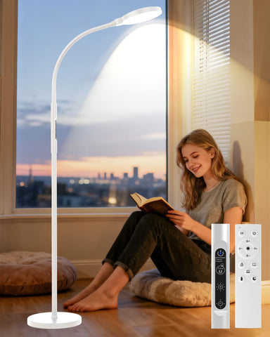 Light Therapy Lamp 11000 Lux, Full Spectrum LED UV-Free Sunlight Lamp with 10 Adjustable Brightness & 5 Color Temperatures, 3 in