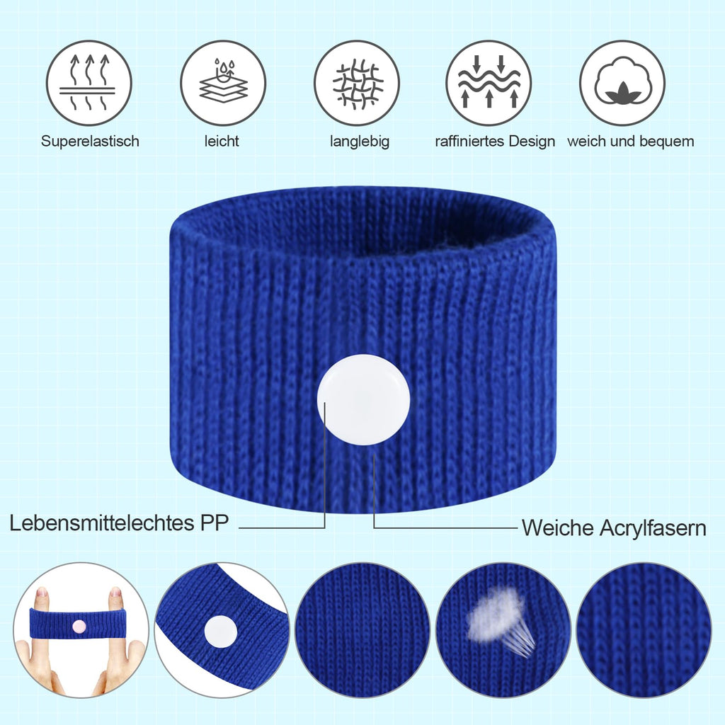SZSTYYP Motion Sickness Bands for Kids, Travel Sickness Relief Wristbands, Anti-Nausea Wristbands for Car Sickness(Pink and Blue