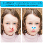 Frienda 60 Pieces Plastic Foam Nose Stop Clips Nose Nasal Stopper Clips for Accidental or Emergency Condition(Blue)