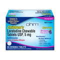 Ohm Childrens Chewable Tablets, Dye Free, Grape, Non-Drowsy 24h Antihistamine, Indoor & Outdoor Allergies, 5mg, 30 Tablets (30 C