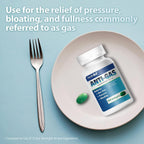 HealthA2Z Gas Relief Simethicone | 125mg | Relieves from Stomach Discomfort and Gas | Anti Flatulence | Relieves Gas Fast and Bl