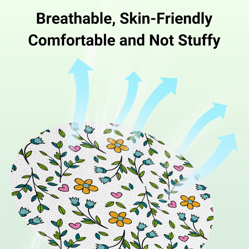 Kovoq Libre 2 & Lingo Sensor Covers Floral, Kovoq 16 Pack Freestyle Libre 2 Sensor Patches, Reusable Protecive Hard Shell Cover,