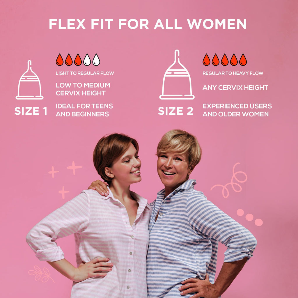 Athena Menstrual Cups - Small - The Original Softer Reusable Period Cups for Women - for Light to Regular Flow - No Shift Menstr