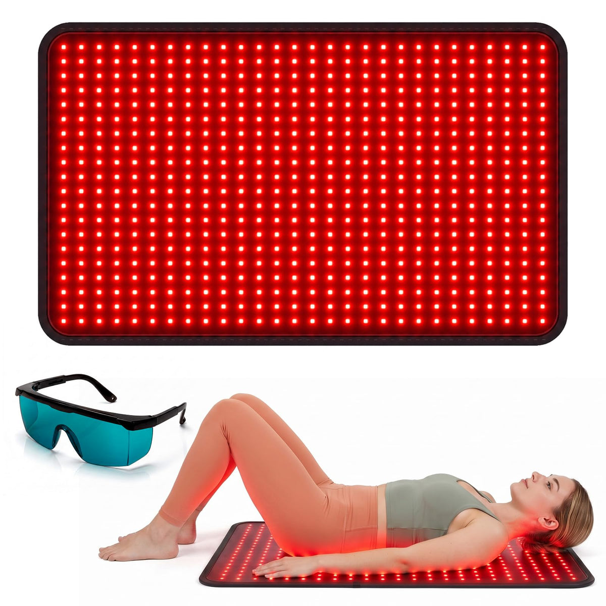 Medisana Red Light Therapy Mat for Body, 42x26, 560 LEDs, 660nm & 850nm