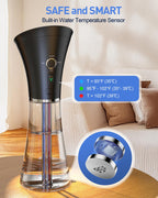 HeaDot Ear Wax Removal with Smart Water Temperature, Water Powered Ear Cleaner with 6 Tips, Safe and Effective Ear Wax Removal K
