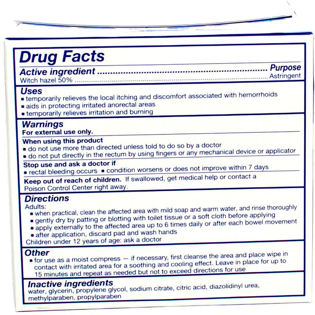 TUCKS Medicated Cooling Pads 100 Count (Pack of 3)