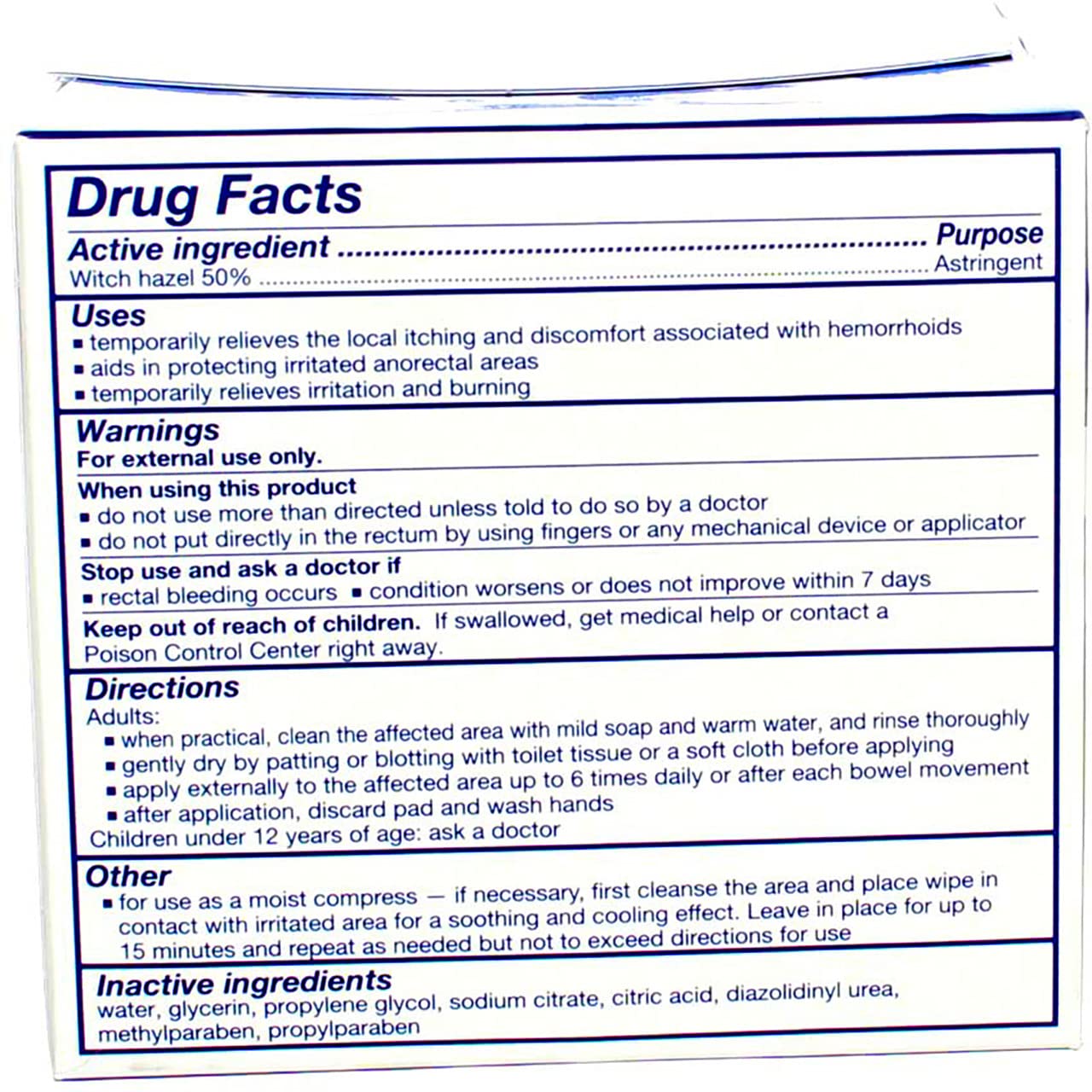 TUCKS Medicated Cooling Pads 100 Count (Pack of 3)
