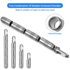 TISUR Keychain Pill Holder, Small Titanium Pill Case,Travel Pill Box Container,Variable Lengths Portable Pill Organizer Waterpro