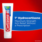 Cortizone 10 Maximum Strength Anti-Itch Cream with Soothing Aloe, 1% Hydrocortisone Creme, 1 oz.