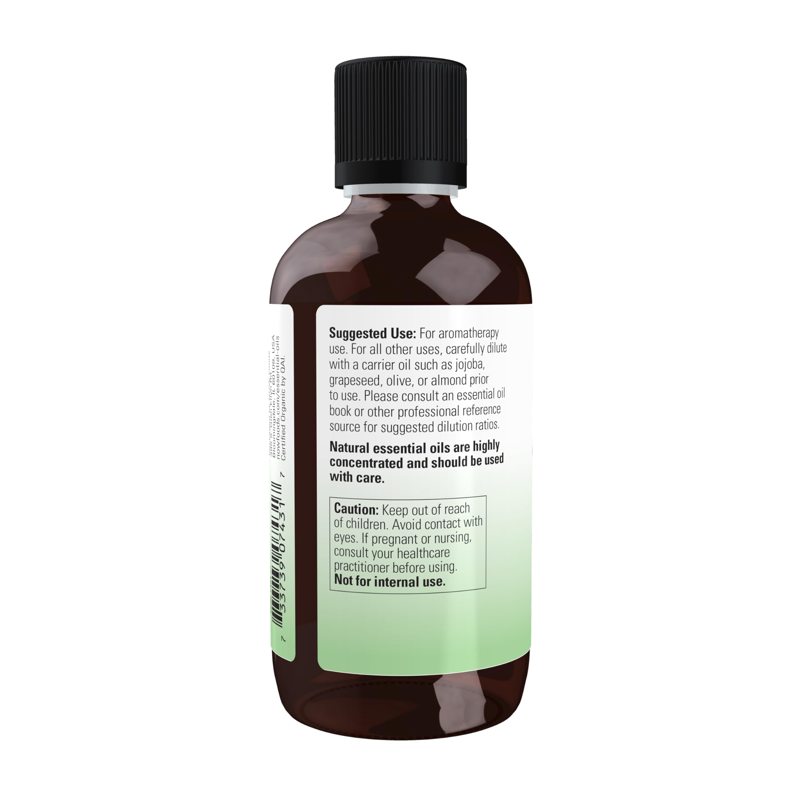 NOW Foods Essential Oils, Organic Lavender Oil, Soothing Aromatherapy Scent, Steam Distilled, 100% Pure, Vegan, Child Resistant