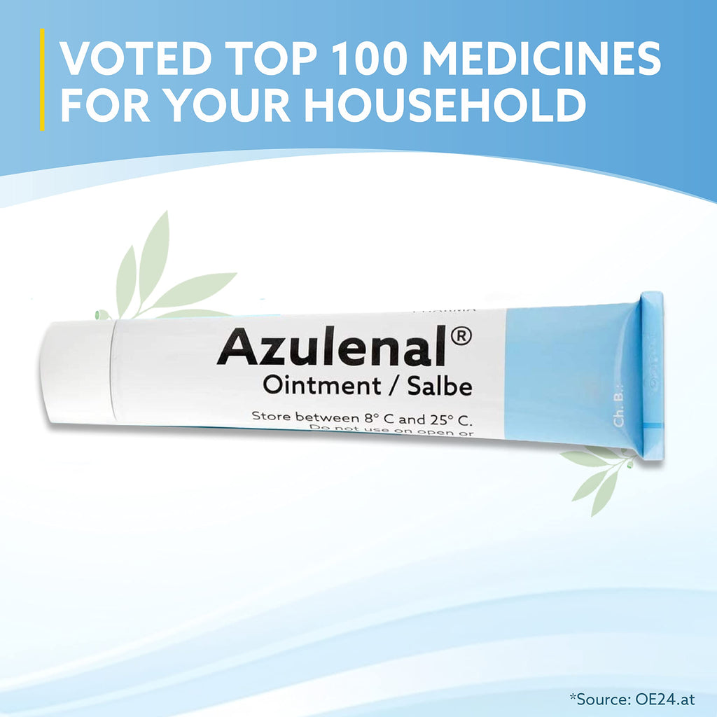 AZULENAL Ointment with Guaiazulene | Ointment for Diaper Rashes Itches Cuts & Sore Nipples | Suitable for Use for Babies and Nur