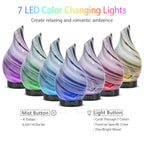 Essential Oil Diffuser 120ml Ultrasonic Aromatherapy Diffuser with Handmade Glass BPA Free Waterless Auto-Off, 4 Timer Setting 7