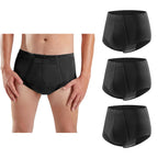 Carer Mens Incontinence Underwear Washable Bladder Control Briefs Urinary Incontinence Brief for Men Cotton Reusable Mens Prote