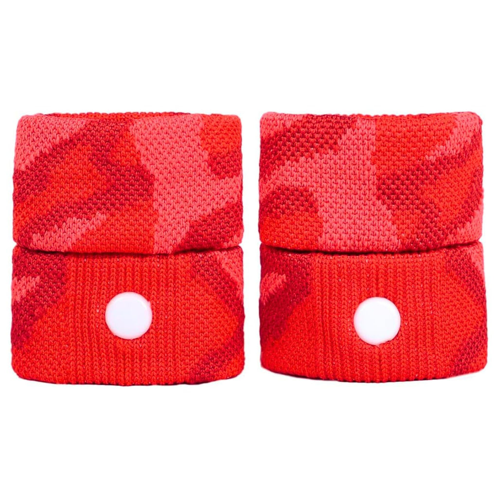 P6 Health Original Natural Anti-Nausea Relief Motion Car Sea Sickness Relief Childrens Wrist Bands for Kids (2 Pack, Red - Red)