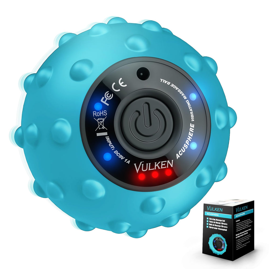 Vulken Acusphere 4 Speed High Intensity Vibrating Massage Ball for Muscle and Fitness, Performance Improvement and Trigger Point
