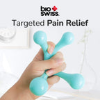 BioSwiss 2-Pack Full Body Massager, 4 Legged Pressure Point Hand Held Massage Tool for Back and Neck Massaging, One Large One Sm
