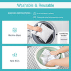 Carer Adult Diaper Covers 2PCS Washable, Leakproof Incontinence Underwear for Men Women Enclosed Elastic, Widened Waistband Desi
