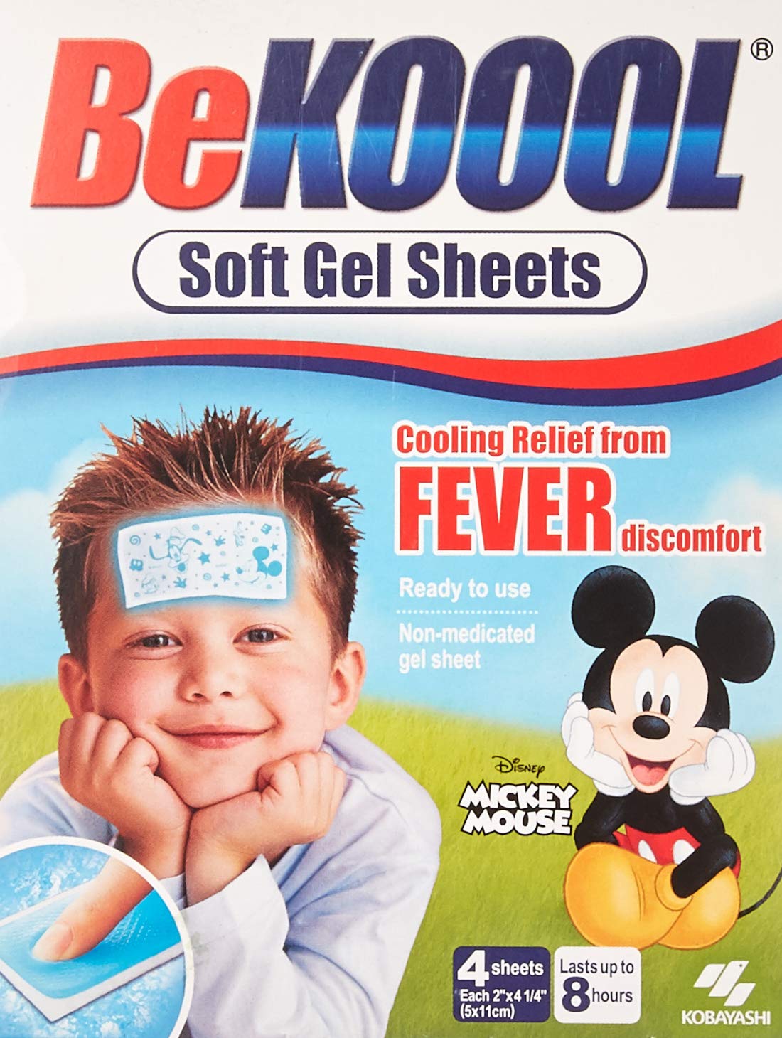 Be Koool Be Koool Soft Gel Sheets For Kids, 4 Count (Pack of 1)