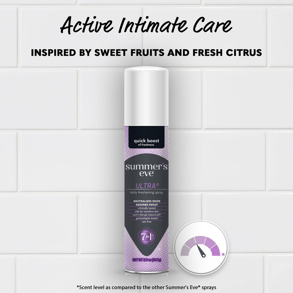 Summer's Eve Ultra Daily Active Feminine Spray, 2 oz
