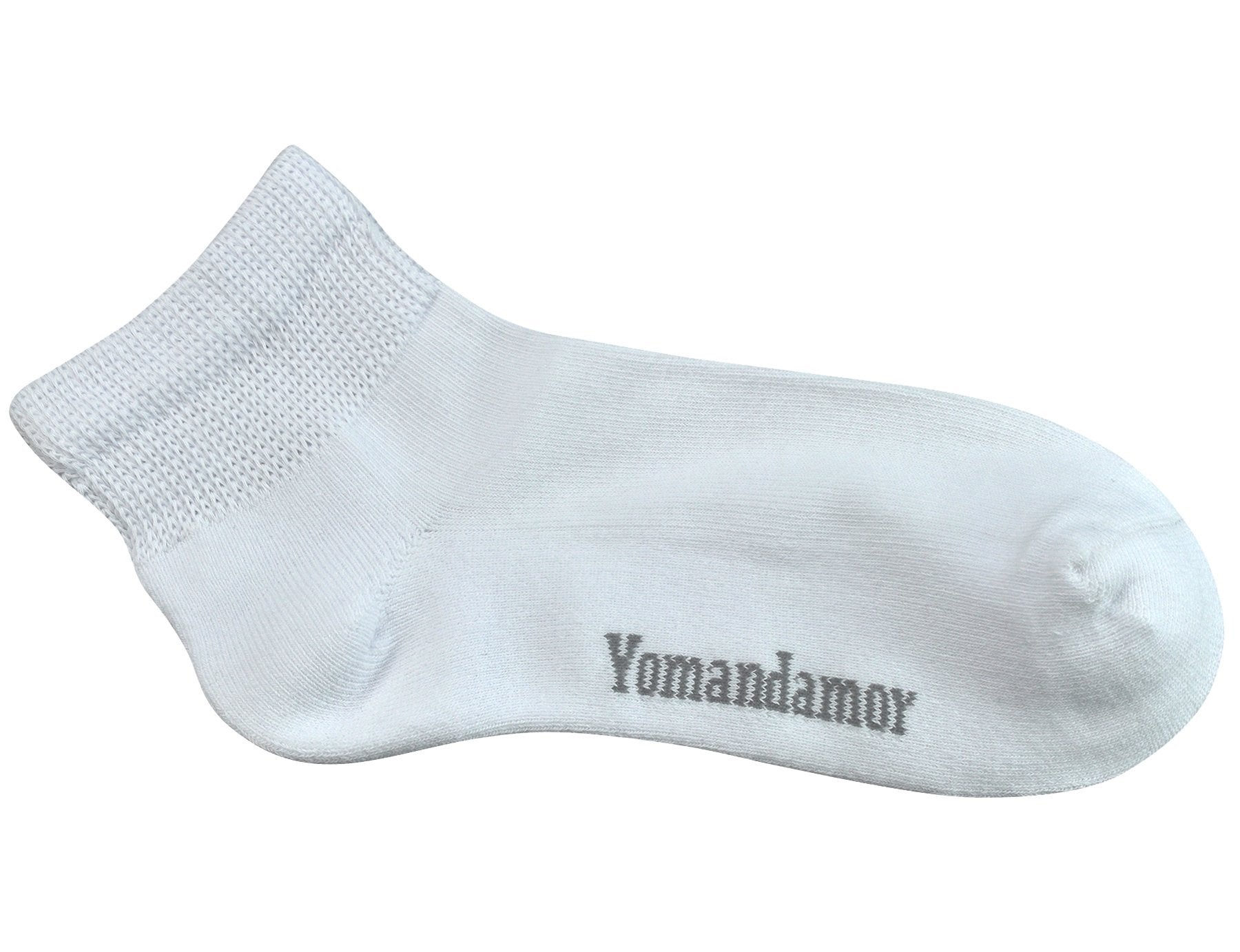 Yomandamor Women's 5 Pairs Non-Binding Cotton Ankle Diabetic/Dress Socks with Seamless Toe and Cushion Sole
