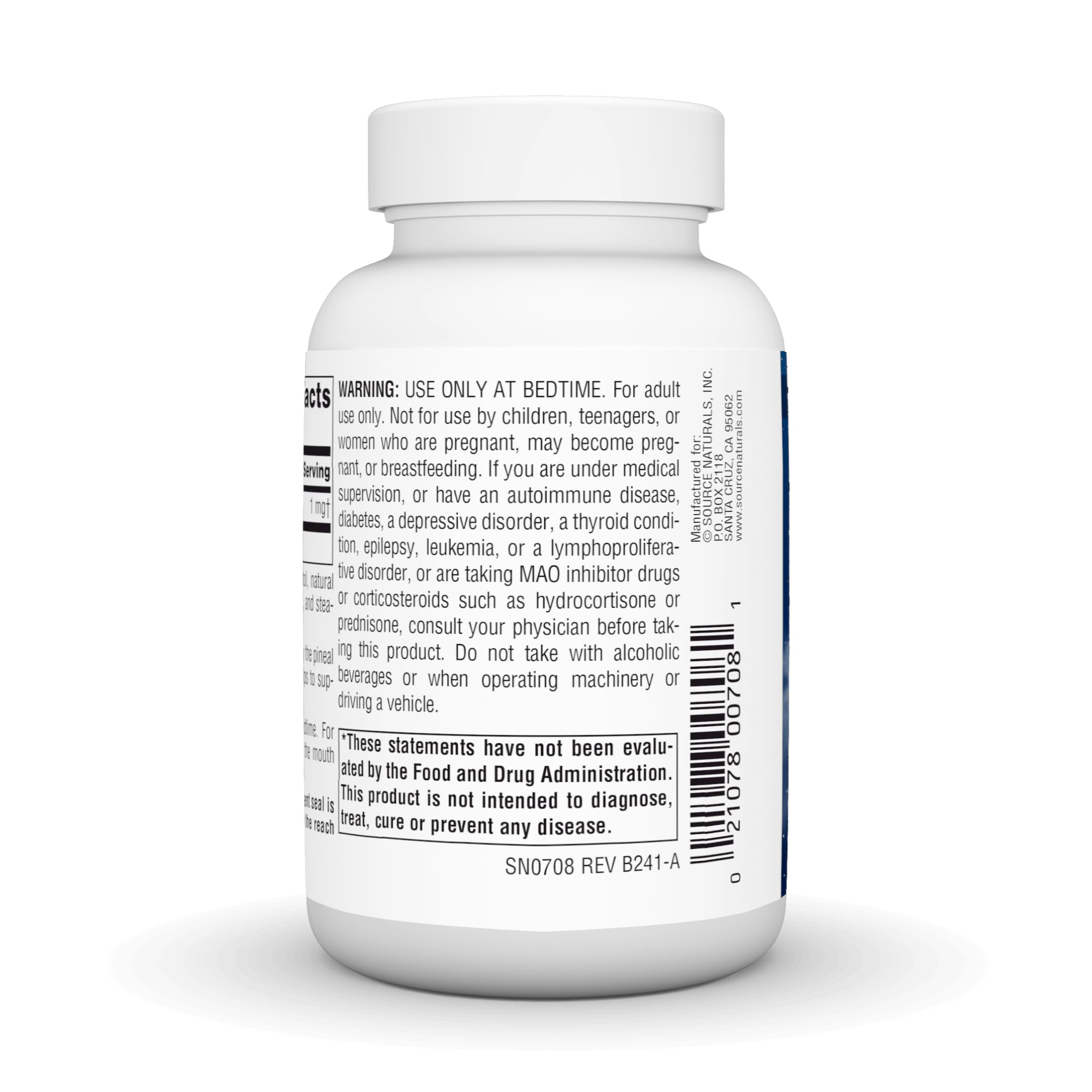 Source Naturals Melatonin 1 mg - 300 Orange Flavored Lozenges