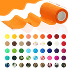 Newwiee 45 Rolls 4 Inch x 5 Yards Cohesive Bandage Tape Self Adhesive Bandage Elastic Stretch Athletic Tape Bulk Vet Wrap Non Wo