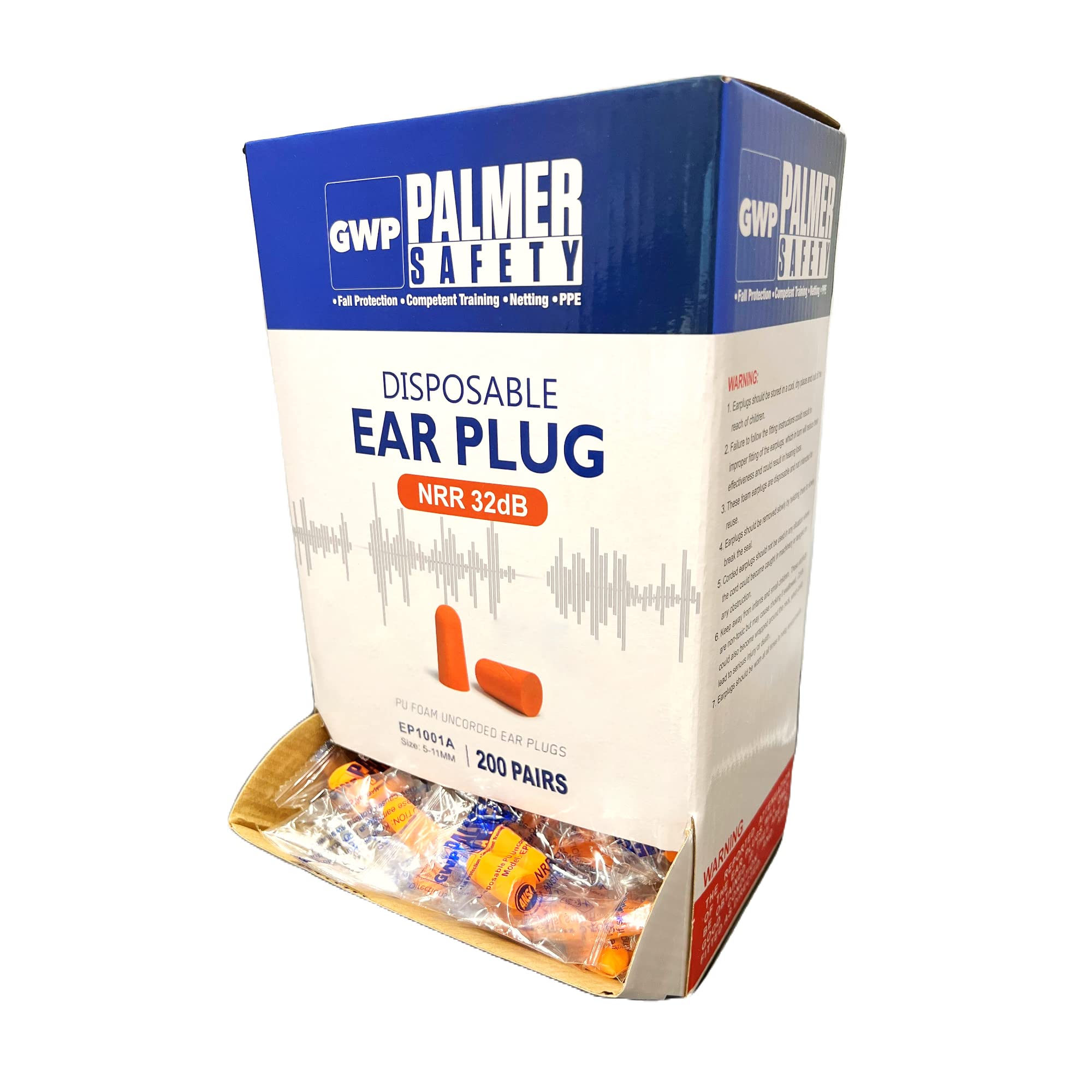 ATERET Earplugs 200 Pairs I 32db Noise Cancelling Soft Disposable Ear Plugs I Safety Hearing Protection for Travel Concert Hunti