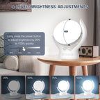 Rotatable Light Therapy Lamp,10000 Lux Sunlight Lamp with UV-Free,3 Color Temperature & 5 Brightness Level & Timer,Therapy Light