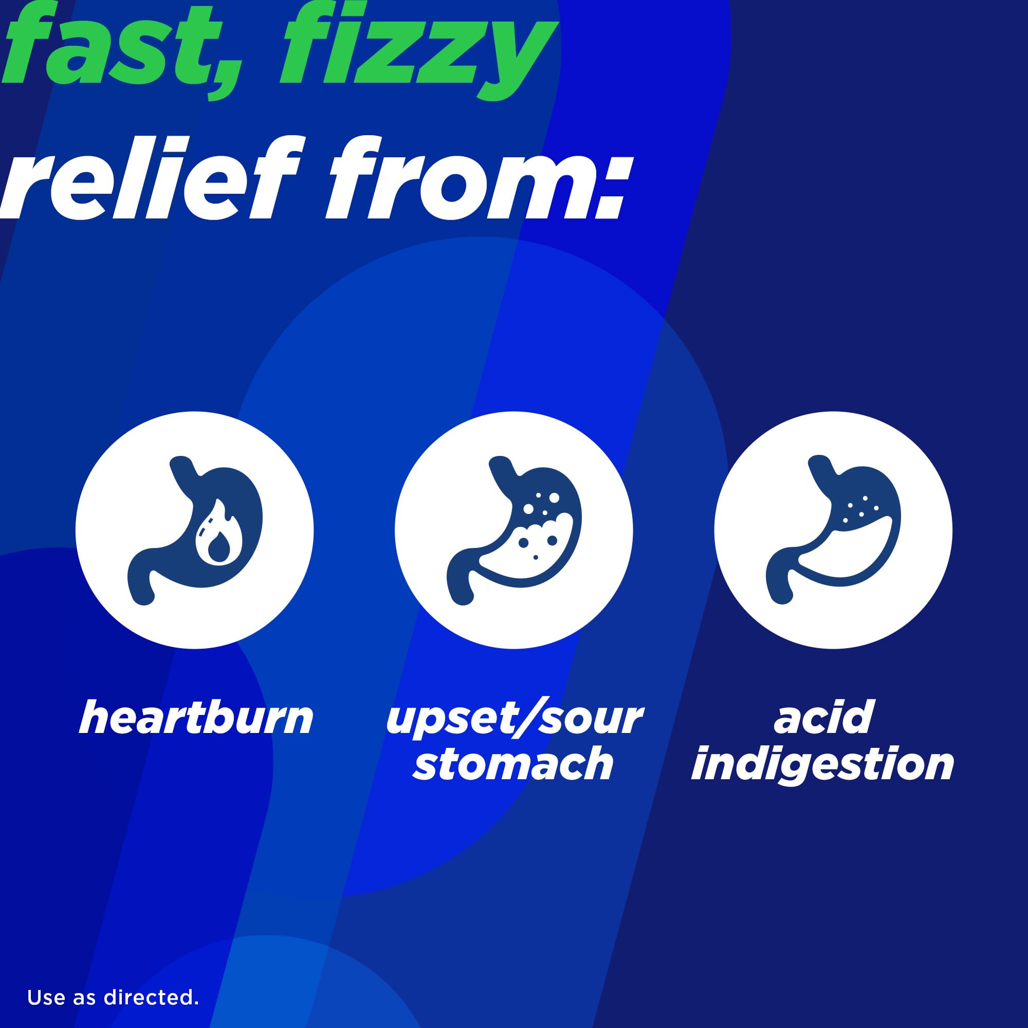 Alka-Seltzer Heartburn Relief Lemon Lime Flavor Effervescent Tablets, 4-in-1 Relief from Heartburn, Sour Stomach, Acid Indigesti