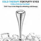 NKQ Metal Eye Roller for Dry Eyes,Eyelid Roller for Chalazion,Stye,MGD Relief,Improves Meibum Flow and Unclogs Oil Glands,Gentle