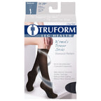 Truform Compression Socks, 15-20 mmHg, Women's Dress Socks, Knee High Over Calf Length, Navy, Medium,1976NV-M