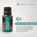 Natures Fusions - Crystal Breath Therapeutic Essential Oil Respiratory Blend - 15 ml.