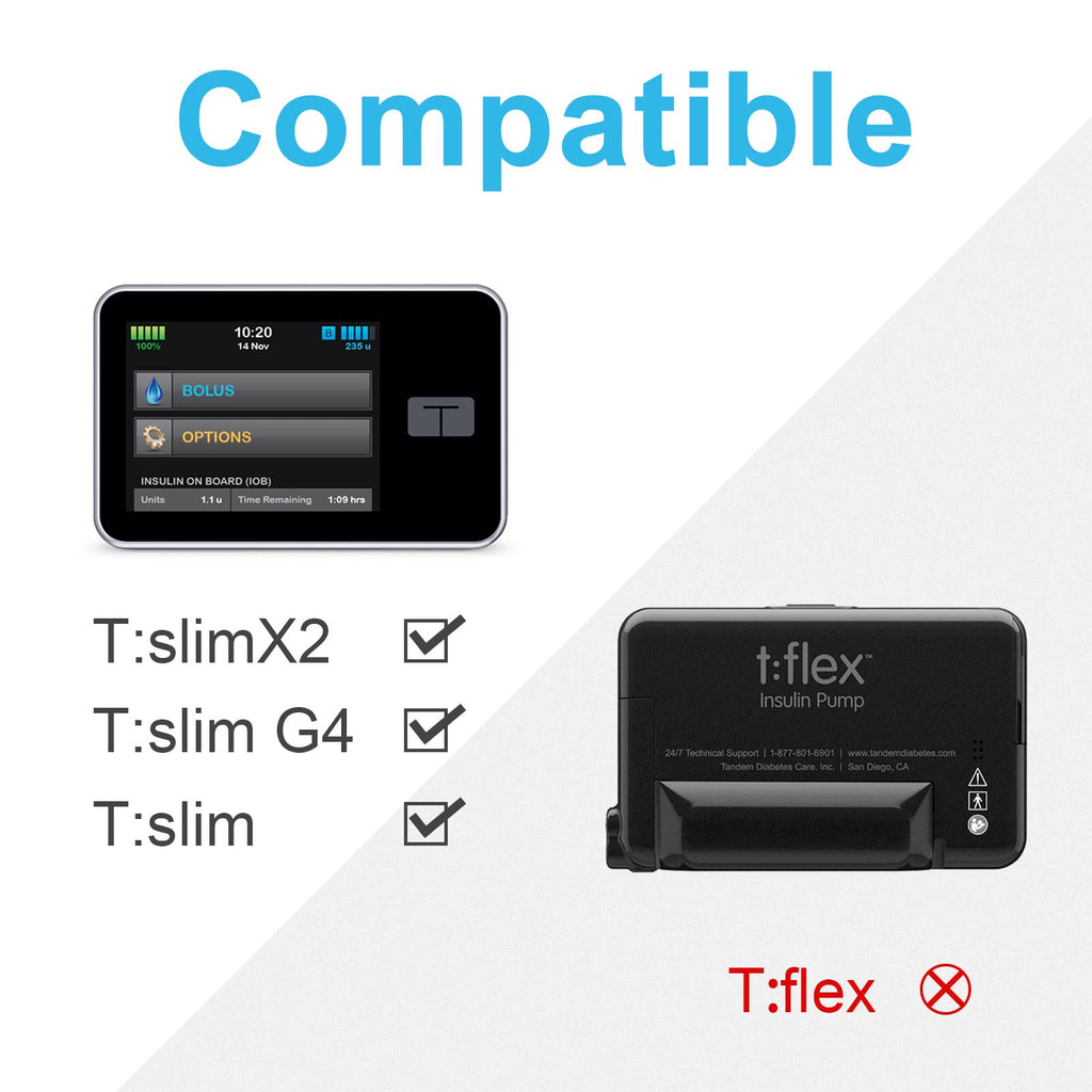 (Upgrade) iGuerburn Tandem tSlim X2 Pump Case with 360Rotating Clip, t ...