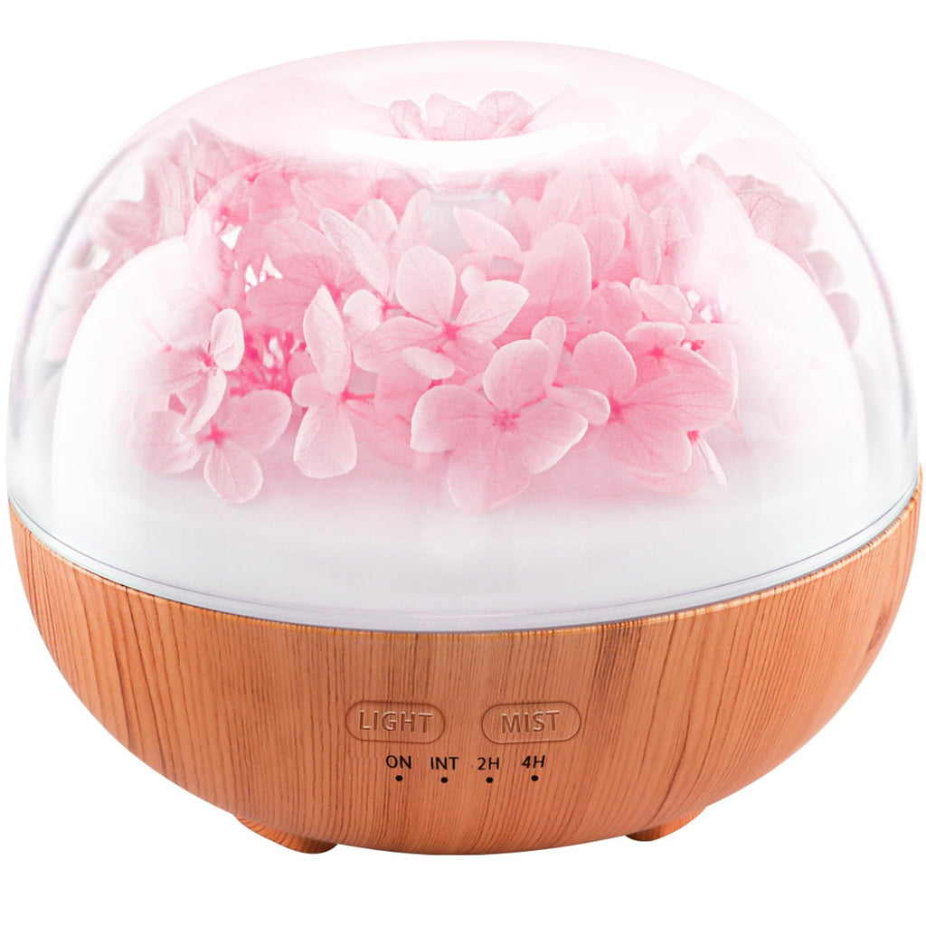 Aromatherapy Essential Oil Diffuser, 300ml Air Diffuser Humidifier with 7 LED Colors, Timer & Auto-Off for Home Bedroom Office (