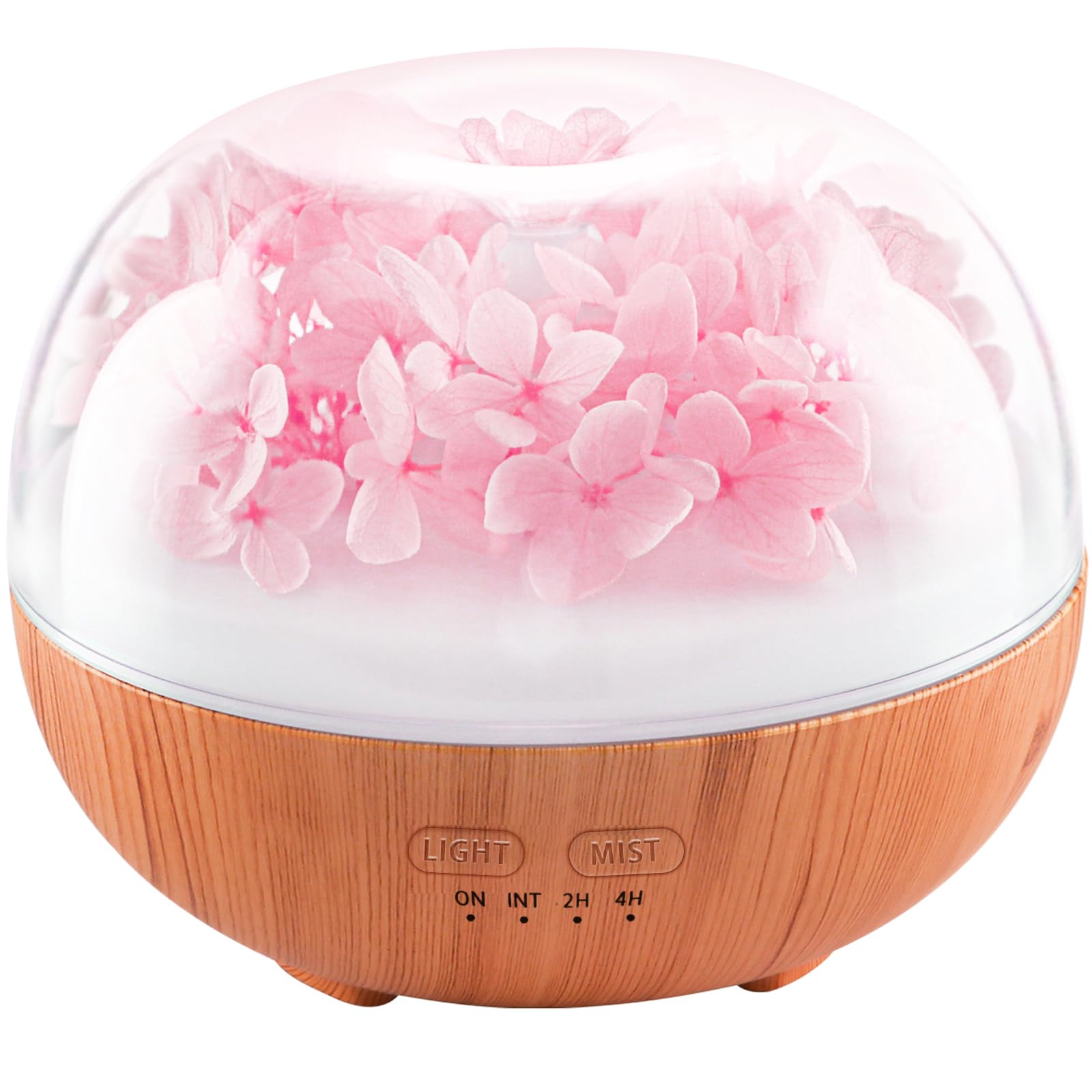 Aromatherapy Essential Oil Diffuser, 300ml Air Diffuser Humidifier with 7 LED Colors, Timer & Auto-Off for Home Bedroom Office (