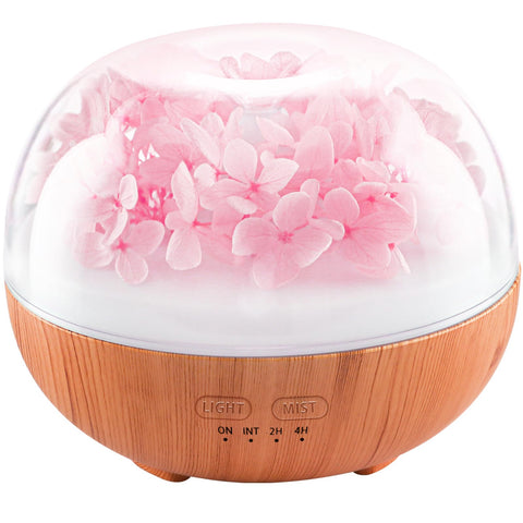 Aromatherapy Essential Oil Diffuser, 300ml Air Diffuser Humidifier with 7 LED Colors, Timer & Auto-Off for Home Bedroom Office (