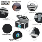 Medication Lock Box with Combination - Secure Medicine Organizer, Lockable Storage Box for Home & Outdoor
