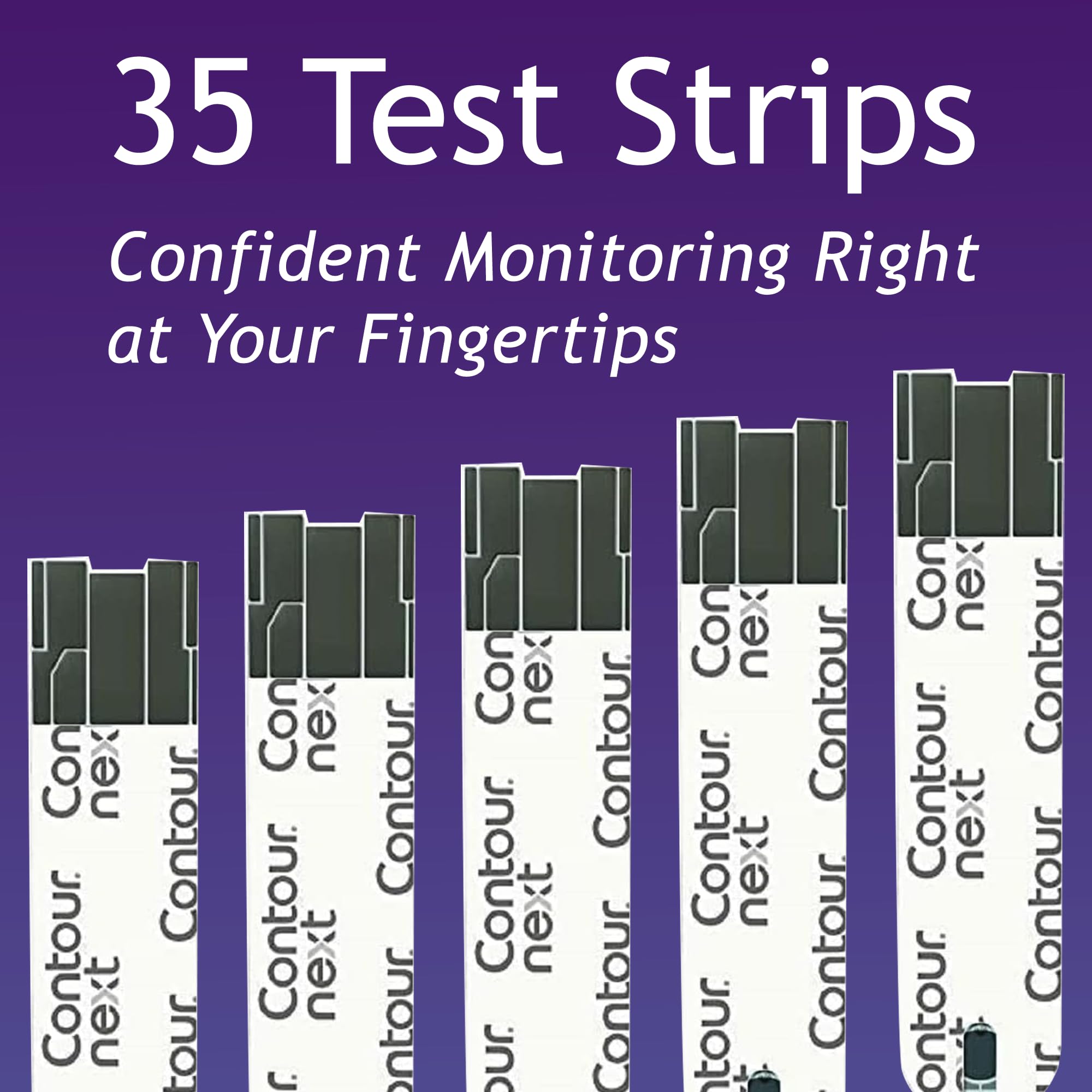 CONTOUR NEXT Blood Glucose Test Strips for Diabetes, 35 Count