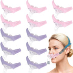 Nuanchu 12 Pcs Nasal Pillow Liner for CPAP Cushion Nasal Cushion Pillow Covers Cotton Liners Skin Sleep Protector Compatible Com