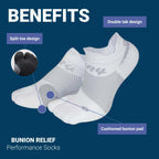 OS1st Bunion Relief Socks (One Pair) with split-toe design and bunion pad to relieve toe friction and bunion/Hallux Valgus pain