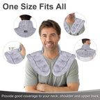 SuzziPad Neck Heating Pad Microwavable for Discomfort Reduction, Shoulder Heated Pads for Chronic Necks Fatigue, Reduce Muscle T