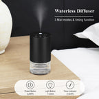 Aeeteek Essential Oil Diffuser, Waterless Scent Diffusers for Home, 100ml Capacity Atomizing Humidifier, Rechargeable Air Freshe