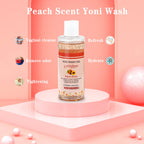 forvirness Natural Feminine Wash Yoni Oil Set, Vaginal Wash with Cleaning Factor, Yoni Wash for Women pH Balance,1 fl.oz Peach F