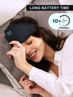 LC-dolida Sleep Headphones, 3D Sleep Mask Bluetooth Wireless Music Eye Mask, Sleeping Headphones for Side Sleepers Sleep Mask wi