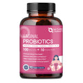 NATURE TARGET Vaginal Womens Probiotics, 100 Billion CFUs Probiotics & Prebiotics with Digestive Enzymes, Cranberry & D-Mannose 