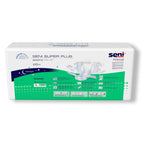 Seni Super Plus Adult Incontinence Brief L Heavy Absorbency Breathable/Overnight, S-LA25-BP1, Severe, 75 Ct