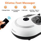 Wedpun Foot Massager with Heat Shiatsu Foot Massager with Remote Deep Relief for Tired Muscles Electric Feet Massage Machine for